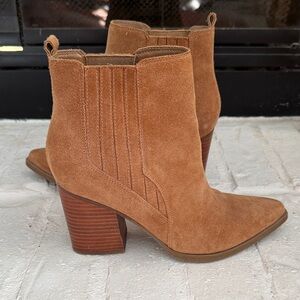 Tan Suede Ankle Boots